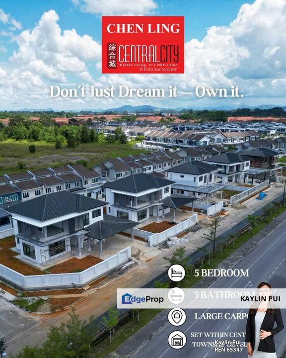 Central City Phase 4 Double Storey Bungalow (Detached) For Sale, Sarawak, Kota Samarahan