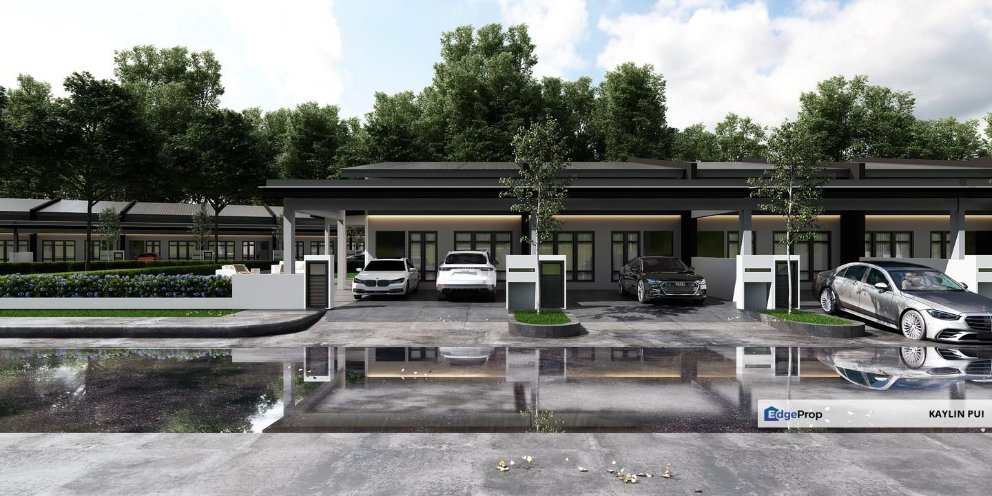 Single Storey terrace Intermediate at Matang, behind SM SAINS open for booking, Sarawak, Kuching