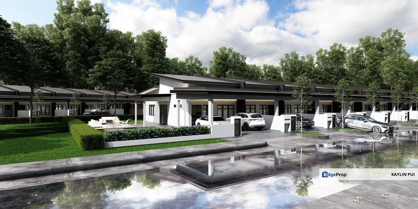 Single Storey terrace Intermediate at Matang, behind SM SAINS open for booking, Sarawak, Kuching