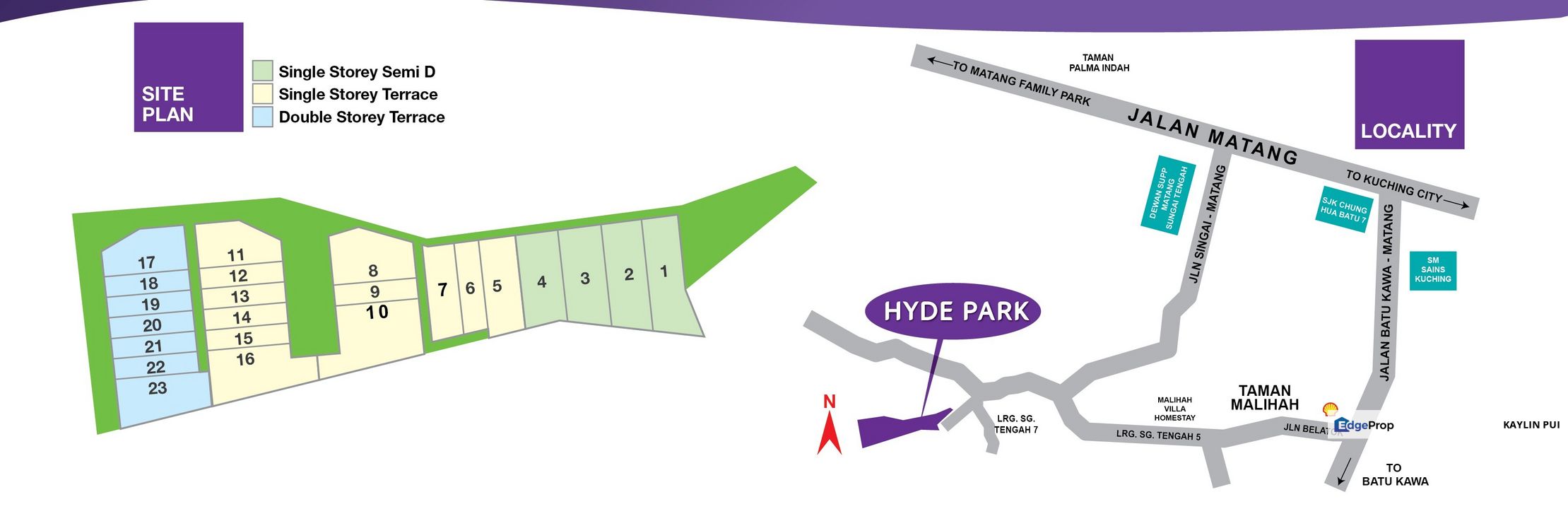 Double Storey Terrace at Hyde Park, Matang - Sungai Tengah open for Booking, Sarawak, Kuching