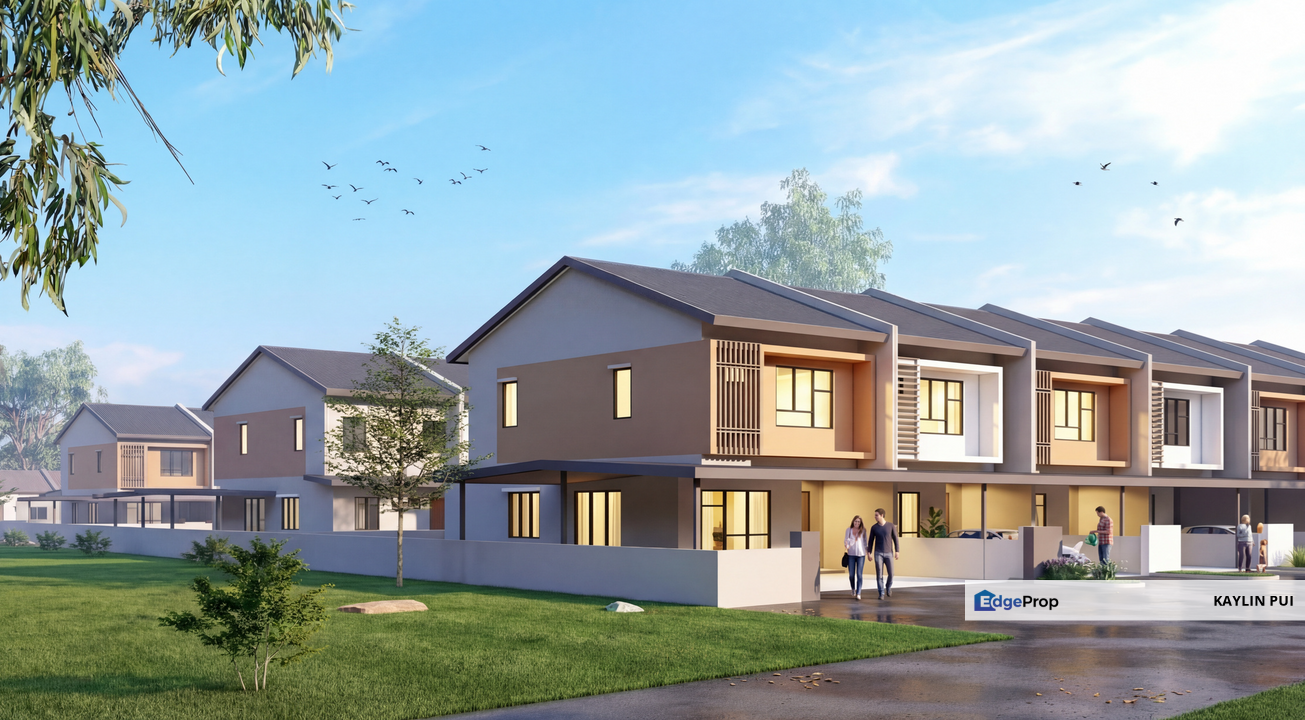 Freehold Double Storey Terrace Intermediate at The Residence 2 at Muara Tuang Samarahan open for booking, Sarawak, Kota Samarahan