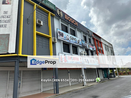 3 Storey Intermediate Commercial Shoplot at 2.5 mile Rock Road For Sale, Sarawak, Kuching