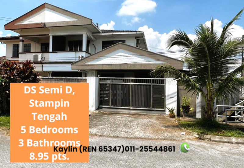 Double Storey Semi-Detached House at Green Height, Stampin Tengah