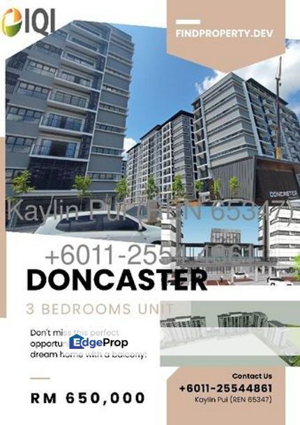 Doncaster 3 Bedrooms High Floor Unit for Sale, Sarawak, Kuching