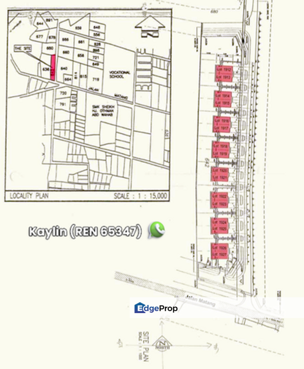 Single Storey Semi-Detached house at Holmes Avenue for sale, Sarawak, Kuching