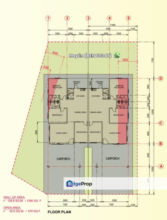 Single Storey Semi-Detached house at Holmes Avenue for sale, Sarawak, Kuching