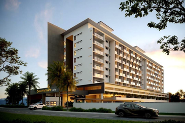 Summervale, Fully Furnished serviced apartment just behind KPJ at BDC, Stutong, Saradise