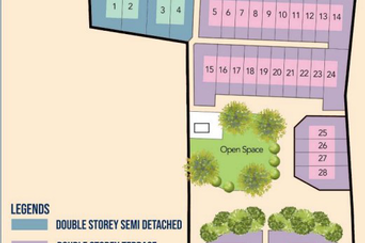 Double Storey Semi-Detached at Taman Yo Jia, 12th Mile Kuching for sale