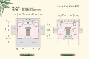 Double Storey Semi-Detached at Taman Yo Jia, 12th Mile Kuching for sale
