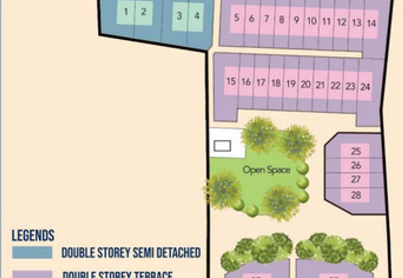 Double Storey Terrace at Taman Yo Jia, 12th Mile Kuching for sale