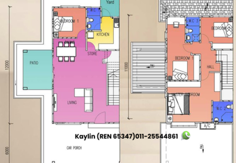 Double Storey Terrace at Taman Yo Jia, 12th Mile Kuching for sale