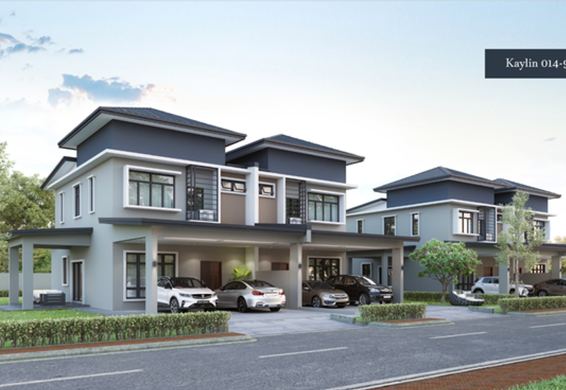 Double Storey Semi-Detached at Taman Yo Jia, 12th Mile Kuching for sale