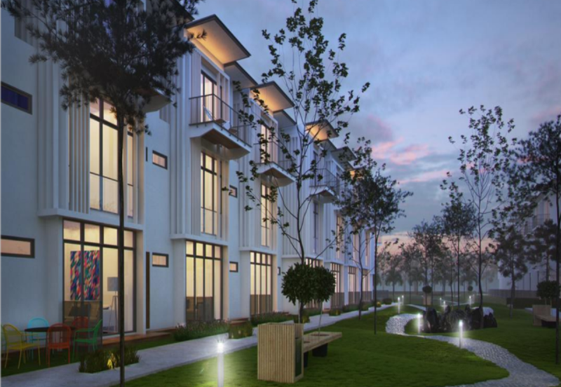 lower unit townhouse at Marq Suites, Batu Kawah Kuching for sale