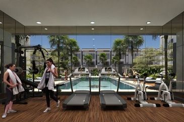 lower unit townhouse at Marq Suites, Batu Kawah Kuching for sale