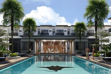 lower unit townhouse at Marq Suites, Batu Kawah Kuching for sale