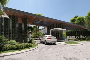 lower unit townhouse at Marq Suites, Batu Kawah Kuching for sale