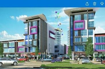 3 storey commercial shophouse at Mukah open for booking