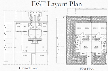 Double Storey Terrace at Taman Merlin at 8th Mile, Kuching - Open for Booking