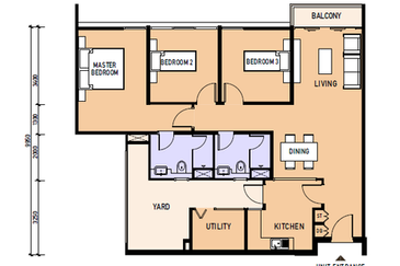 Spacious Serviced Apartments 3 bedrooms at DTRA Residences @ DestinyLand Open for Booking