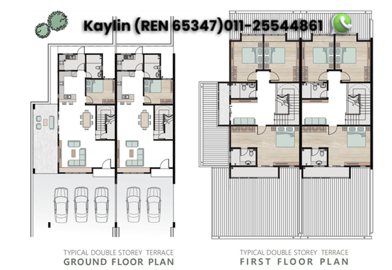 Double Storey Terrace at Ava Gem for sale