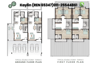 Double Storey Terrace at Ava Gem for sale