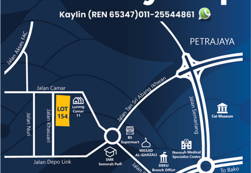 Double Storey Terrace at Taman Camar Indah, Petra Jaya Kuching is now open for booking