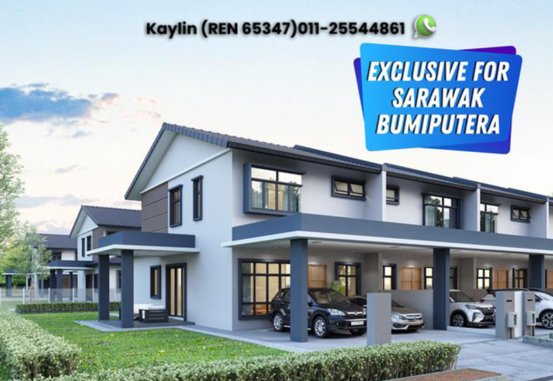 Double Storey Terrace at Taman Camar Indah, Petra Jaya Kuching is now open for booking