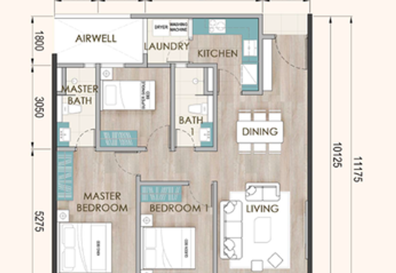 Onyx Residence@Galacity 3 bedrooms unit is now open for registration of interest