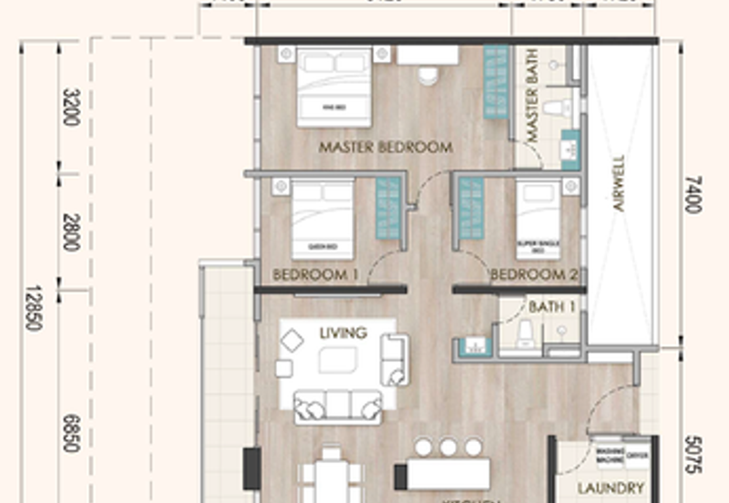 Onyx Residence@Galacity 3 bedrooms unit is now open for registration of interest