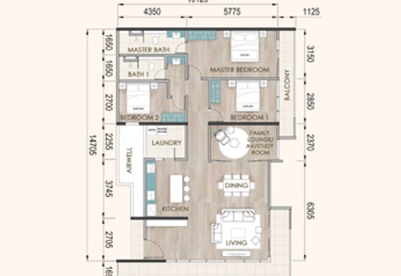 Onyx Residence@Galacity 3 bedrooms unit is now open for registration of interest