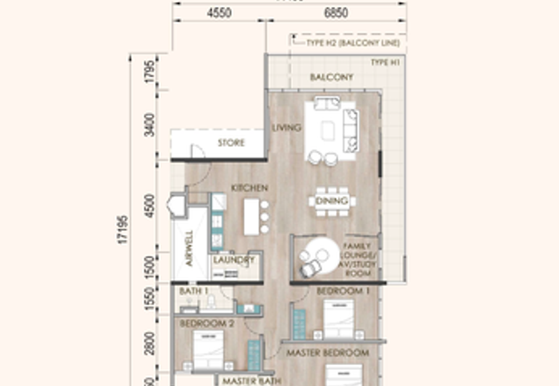 Onyx Residence@Galacity 3 bedrooms unit is now open for registration of interest