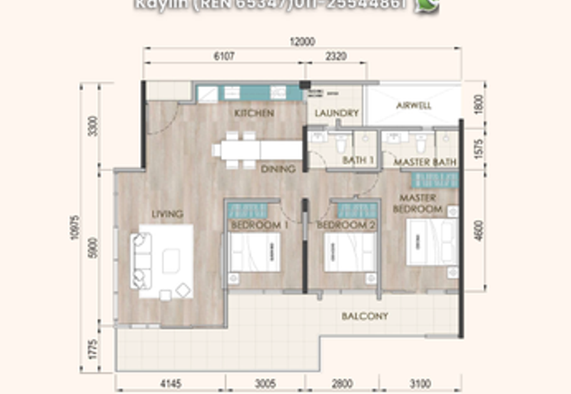 Onyx Residence@Galacity 3 bedrooms unit is now open for registration of interest
