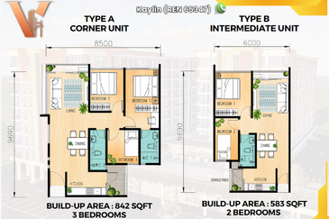 2-3 Bedrooms at Amber Residence, Kota Samarahan Open for Booking!