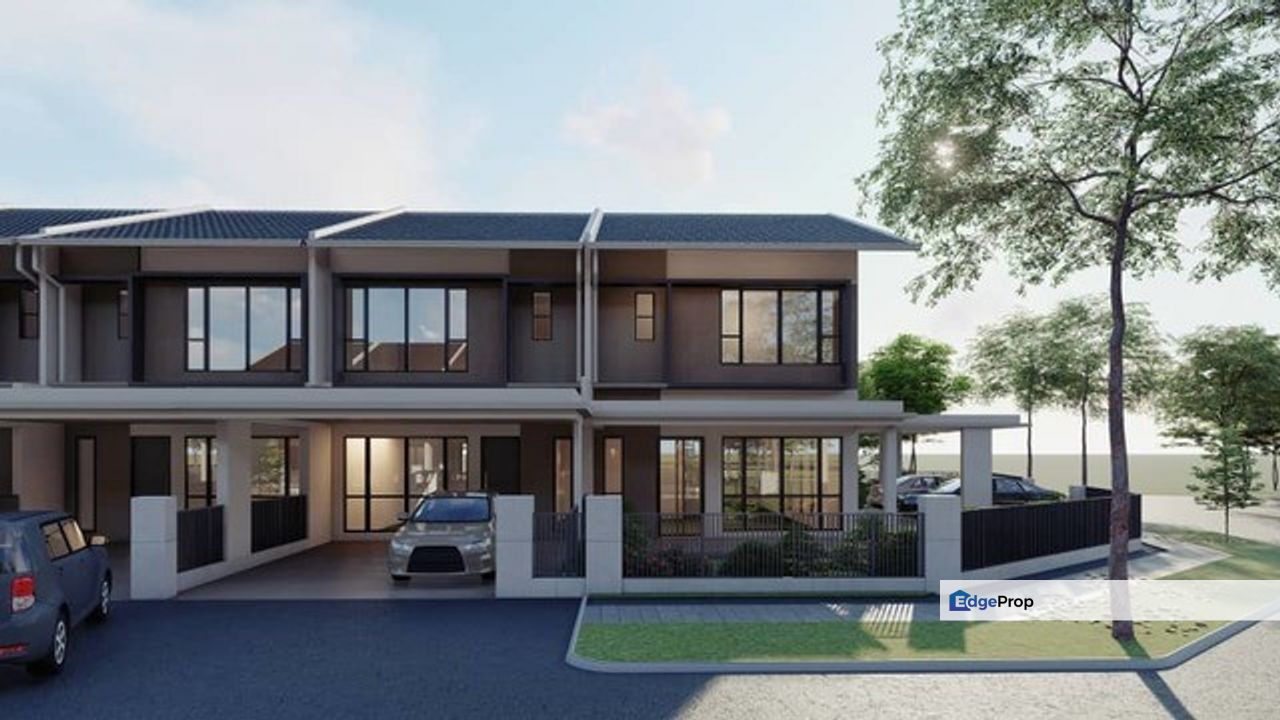 New Double Storey Terrace @ Central Rafflesia, Serian open for booking, , 