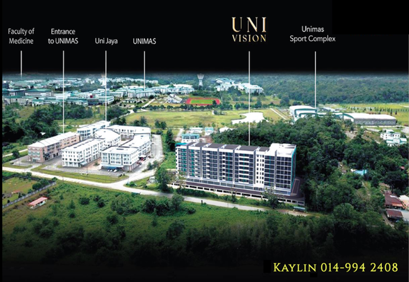 UniVision Serviced Apartment located beside UNIMAS, Kota Samarahan