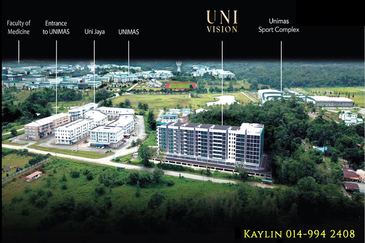 UniVision Serviced Apartment located beside UNIMAS, Kota Samarahan