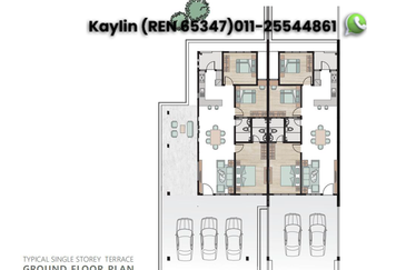 Single Storey Terrace Ava Gem for sale