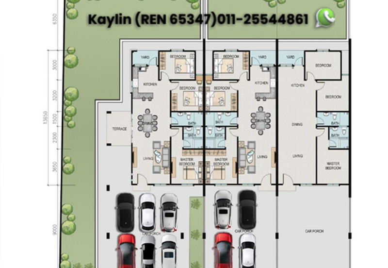 Single Storey Terrace at Matang 8th Mile (Platinum Gemilang) for sale