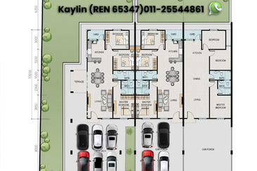 Single Storey Terrace at Matang 8th Mile (Platinum Gemilang) for sale