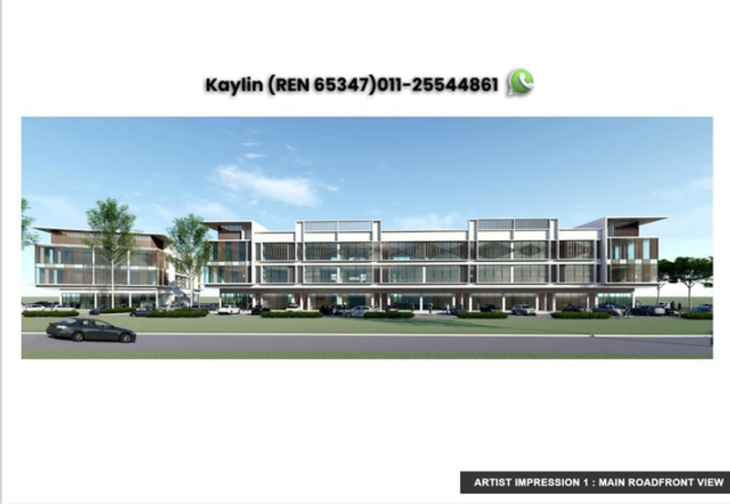 3-storey shoplot at Metrocity Matang for sale