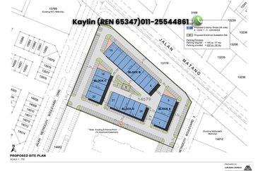 3-storey shoplot at Metrocity Matang for sale