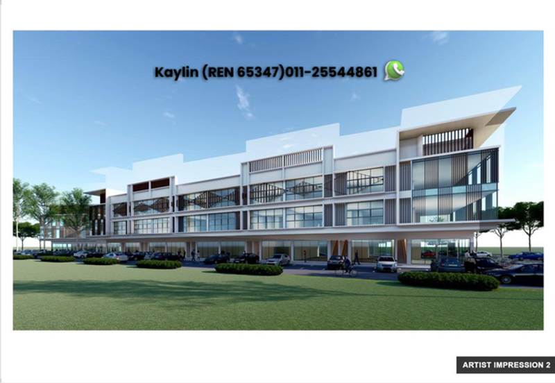 3-storey shoplot at Metrocity Matang for sale