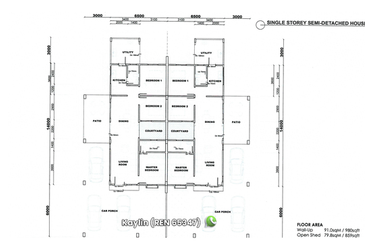 Single Storey Semi-Detached at Taman Ilman open for booking