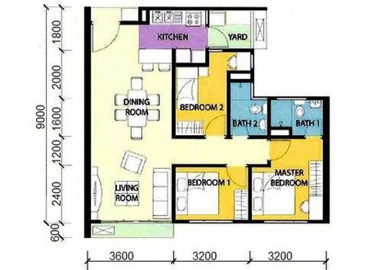 3 bedrooms unit for Ike Village Phase 3 - Perumahan Penjawat Awam Malaysia (PPAM) open for booking