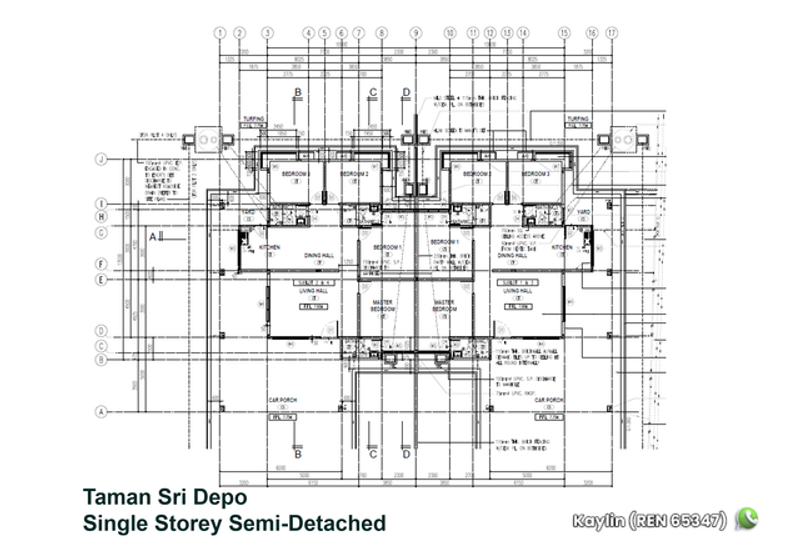 Single Storey Terrace/ Semi-Detached at Taman Sri Depo open for booking