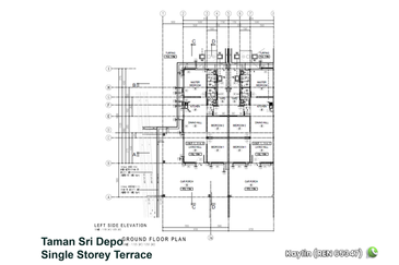 Single Storey Terrace/ Semi-Detached at Taman Sri Depo open for booking