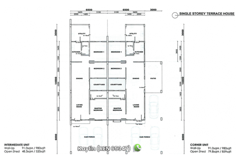 Single Storey Corner at Taman Ilham, opposite Aiman Mall, Samarahan. Open for booking