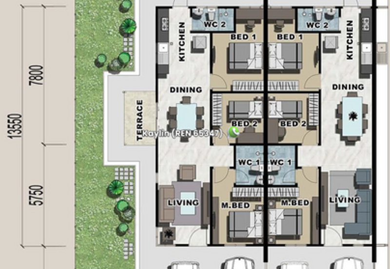 Single Storey Terrace Corner at Petra Vistana Jasper is now Open for Booking