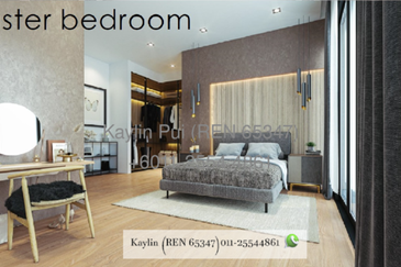 Lotus Residence Double Storey Terrace at 9th Mile Padawan for ale