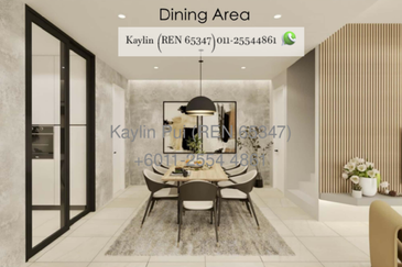 Lotus Residence Double Storey Terrace at 9th Mile Padawan for ale